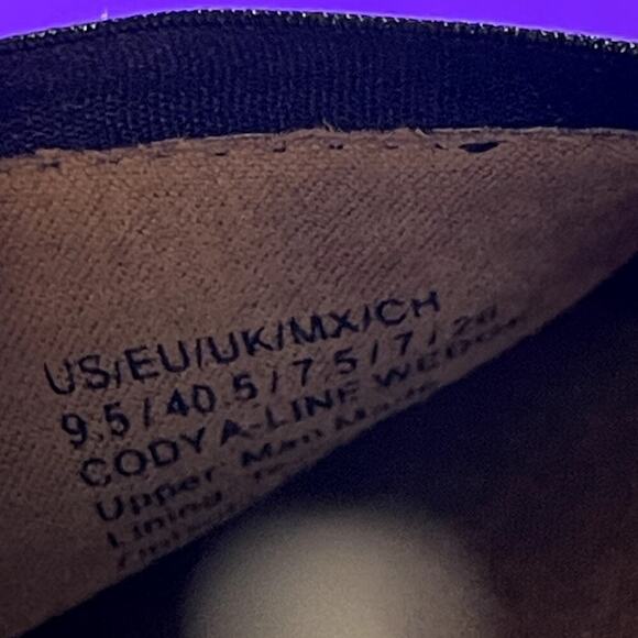 Kenneth Cole Reaction Black Wedge Espadrilles Women's Shoe Size 9.5 - Picture 9 of 9